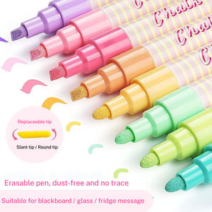 Marqueur à craie liquide personnalisable avec logo, <span class=keywords><strong>palette</strong></span> de couleurs macaron, 1mm 3mm 6mm 10mm 15mm, pour graffiti et art de gribouillage - Product Image 4