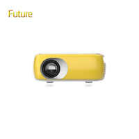 Mini projecteur Portable couleur LED projecteur vidéo pour film vidéo TV, jeu de fête, lampe LED extérieure LCD haut-parleurs stéréo 5M