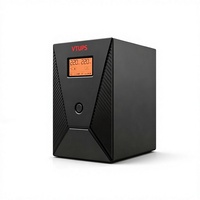 Fuente de Alimentación UPS de 1500VA 900W Monofásica de Onda Sinusoidal Pura con AVR, Sistema de Respaldo de Energía para Hogar y Oficina