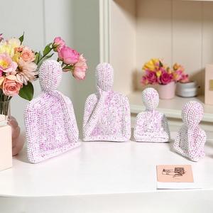 Artisanat personnalisé en résine époxy nordique, figurine simple pour la maison, petit ornement de bureau, art abstrait, décoration créative pour le bureau - Product Image 2