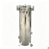 Filtre à eau multi-cartouches à ouverture rapide de type pince en acier inoxydable pour la purification de l'eau