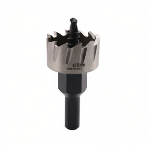 Sierra perforadora HSS de 38 mm fabricada en Italia para taladrar madera y metal - Product Image 2