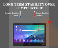 Panneau d'affichage à écran tactile LCD industriel étanche 10 13 15 17 19 24 27 pouces moniteur à écran tactile Android pour industriel