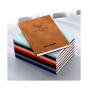 Carnet de notes exécutif à logo personnalisé 200 pages, papier épais, couverture rigide, large ligné pour les besoins d'écriture des hommes et des femmes - Product Image 1