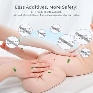 Livraison rapide pour les marques personnalisées, MOQ 30 000 paquets, lingettes pour bébé non parfumées, nettoyage rapide du corps, mini lingettes humides pour les toilettes - Product Image 5