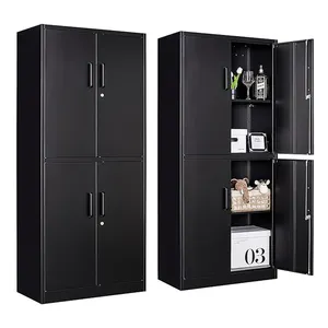 Customized Affordable Mechanical Storage New Home Office Metal 4 Door Steel Filing Cabinet