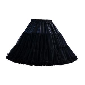 Da donna in Tulle nero a strati sottoveste in Chiffon crinolina per abito da sposa per matrimonio e Costume Cosplay - Product Image 3