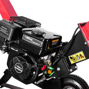 CE認証取得済み K-Max Power 7HP 212cc ガソリンエンジン式木材チッパー/シュレッダー（庭園・農場用）最大切断直径2インチ - Product Image 2