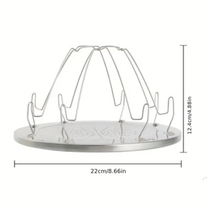 Supporto Pieghevole per Tostapane da Campeggio in Acciaio Inox per Fornello a <span class=keywords><strong>Gas</strong></span> - Product Image 5