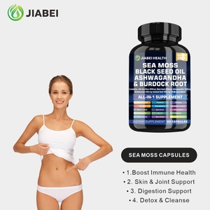 OEM kapsul rumput laut vitamin kompleks mineral imitas Booster suplemen Label pribadi pabrik grosir - Product Image 4