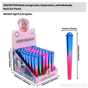 Étui à cigarettes portable de couleur unie pour le camping et les vacances, nouveau design, tube unique, boîte à cigarettes - Product Image 6