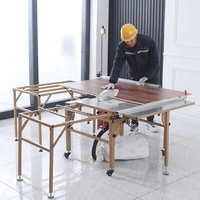 Machine à bois professionnelle WJ360, scie à panneaux coulissante portable à vendre