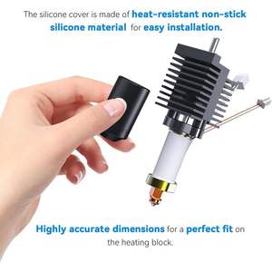 Funda de silicona Creality K2 Plus Hotend, funda aislante de plástico para accesorios de impresora 3D - Product Image 4