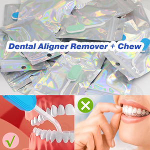 Kit d'outils professionnels GT en plastique pour aligneurs dentaires – Combo <span class=keywords><strong>2</strong></span>-en-1 : Détacheur et Chewies – Pratique et polyvalent pour le blanchiment des <span class=keywords><strong>dents</strong></span> - Product Image 6