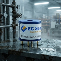 Capteur d'oxygène EC Sence ES4-O2-25%-HH, capteur d'oxygène pour environnement humide, capteur d'oxygène à haute humidité, capteur d'O2 pour nébuliseur, détecteur de gaz O2