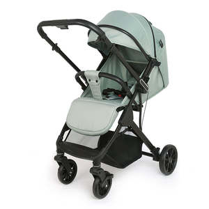 NOUVEAU Poussette bébé à <span class=keywords><strong>guidon</strong></span> réversible Poussette bébé facile à plier Certifiée EN pour les voyages en avion Poussette bébé Landau - Product Image 4