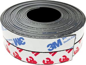 Feuille magnétique en caoutchouc souple personnalisée, autocollante/avec support adhésif, rouleau de vinyle magnétique puissant, <span class=keywords><strong>autocollant</strong></span> mural, aimant de réfrigérateur, articles de mode - Product Image 1