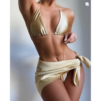 Maillot de bain femme sexy Bikinis maillots de bain vêtements de plage string 3 pièces Bikini ensemble meilleure vente meilleure qualité