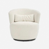 Fauteuils individuels personnalisés pivotants à 360 degrés, fauteuil moderne de luxe pour salon