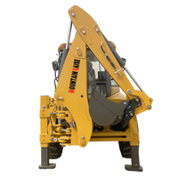 Chargeuse-pelleteuse diesel Mountain Raise, chargeuse frontale chinoise, excavatrice JCB, chargeuse avec tarière, godet 4 en 1