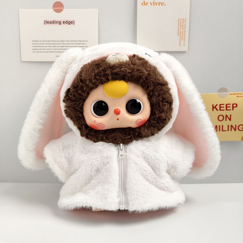 Manteau lapin en peluche