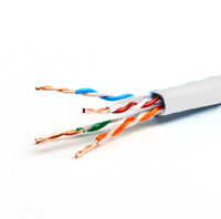Cable de Red Ethernet LAN Cat6A UTP de Doble Cubierta Sin Blindaje para Exteriores, 305m, PVC LSZH, Suministro del Fabricante