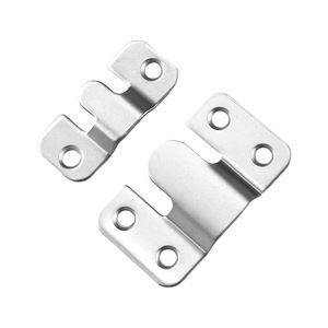 Landa Stainless Steel Mountain Shaped Buckle Connector For Sofa Picture Frame Hidden <b>Snap</b> <b>Hook</b> Fixing - Product Image 1