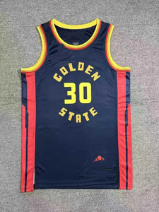 Venta al por Mayor Personalizada de los Golden State Warriors 24-25 # Camiseta de baloncesto 30 City Ed de malla de poliéster para entrenamiento de adultos, transfronteriza - Product Image 5