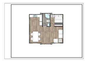 Casa Contenedor Portátil Expandible de Lujo, Villa Prefabricada de 2 Dormitorios, Diseño Tradicional para Hoteles, Cocinas y Casas Adosadas - Product Image 6