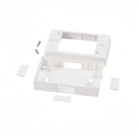 Boîte de jonction standard américaine à vente chaude, anti-explosion, en PVC, résistante au feu, décorative, montage en surface, conduit électrique