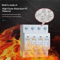 Parafoudre de protection contre la foudre de niveau 1 SPD 10/350us 3P+N 25KA, protecteur anti-explosion, contrôleur de surtension primaire
