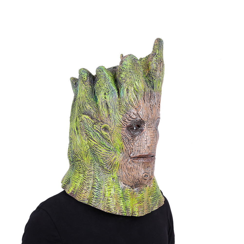 Carnival Halloween Guardians of the Galaxy Groot Role Play Latex Mask Tree  Head Props Superhero Cosplay Mask for Kids Adults| Alibaba.com, image size:1001x1001
