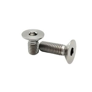Tornillo avellanado de aleación de titanio M5 M6 M8, pernos hexagonales industriales para Allen <span class=keywords><strong>Bolk</strong></span>, chapado en zinc, disponible, 10mm, 16mm, 25mm, ISO - Product Image 1
