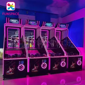 Máquina de juegos de Arcade de baloncesto, máquina de entretenimiento interior de alta calidad con monedas