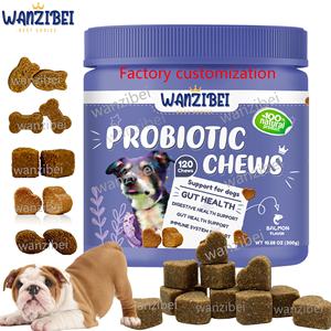 פרטי תווית אישית של חיות מחמד תוספת פרה-ביוטיקה & פרוביוטיקה ללעוס לבריאות בטן, אנזים עיכול כלב לטפל חטיף - Product Image 1