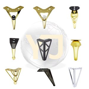 YIJUN Furniture <b>Legs</b> 2325 Gold Modern Minimalist Heavy Duty Cabinet Chair Table Support - Product Image 1