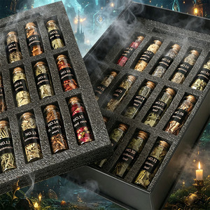 Healing <strong>Witchcraft</strong> <strong>Herbs</strong> in Jars <strong>Herbs</strong> in a Bottle Indoor Home Decor Lucky Wishes Bottle Set Children Souvenir Gifts - Product Image 4