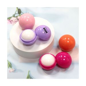 Bálsamo Labial Redondo con Sabor a Frutas para Niños - Hidratante y Humectante, Regalo Personalizado con Diseño de Dibujos Animados - Product Image 1