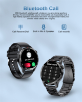 LIGE ST6 PRO Hombres Reloj Inteligente Android Llamada Impermeable Deporte Fitness Tracker Ritmo Cardíaco Presión Arterial Dispositivos Portátiles