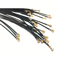 Connecteur coaxial RF BNC femelle droite à montage arrière sur panneau, UFL MHF Gen1/4, Micro MHF, 1.37mm 1.13mm, Câble Jumper Pigtail
