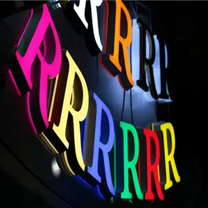 High Quality Factory Direct LED Logo Luminous Characters Small Acrylic 3D Letters Shopping Malls Hospitals Shops-Indoor Outdoor