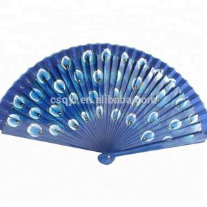 Abanico de Madera para Baile Flamenco, Arte Folclórico Español, Pintado a Mano con Tema Floral, 23cm, Origen China, para Fiestas, Venta al Por Mayor - Product Image 3