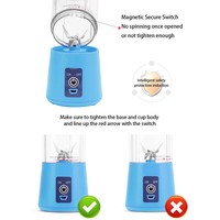 Mini mixeur à main, mixeur de nourriture pour bébés, avec chargeur USB, qualité alimentaire garantie