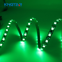 Lampu Strip LED RGB SMD 5050 UCS1903 DC 12V Berkualitas Tinggi 60LED/m Kontrol Jarak Jauh IP65 Dapat Diprogram Melalui Aplikasi untuk Kamar Tidur