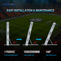 Écran LED pour arène sportive, fréquence de rafraîchissement 7680 Hz, publicité, écran LED extérieur étanche, téléviseur