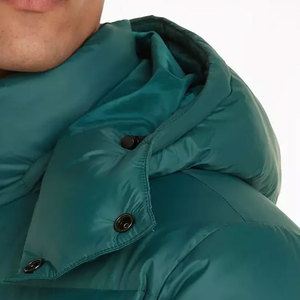 Nouveau design Veste matelassée d'hiver à manches longues coupe ajustée à capuche coupe-vent respirant style de rue fabriqué en polyester/nylon - Product Image 6