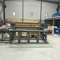 Ligne de production de machines à tisser des grilles métalliques pour l'exploitation minière à grande vitesse, contrôlée par PLC, entraînée par moteur, facile à utiliser