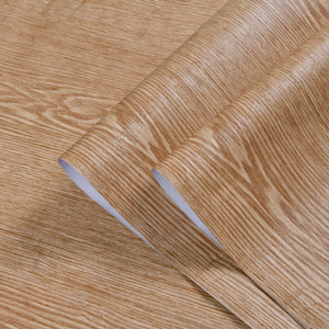Film vinyle auto-adhésif multi-teintes à effet bois réaliste, revêtement PVC à peler et coller pour la rénovation de meubles et de tables - Product Image 5