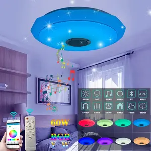 Musik Bluetooth Sangat Memesona, kontrol aplikasi suara RGB tanpa redup, kecerahan RGB untuk lampu rumah pintar