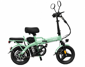 Bicicleta eléctrica plegable con motor sin escobillas de aleación de magnesio de 14 * 1.95 pulgadas, 36V250W y batería de litio de 7.8AH. - Product Image 4